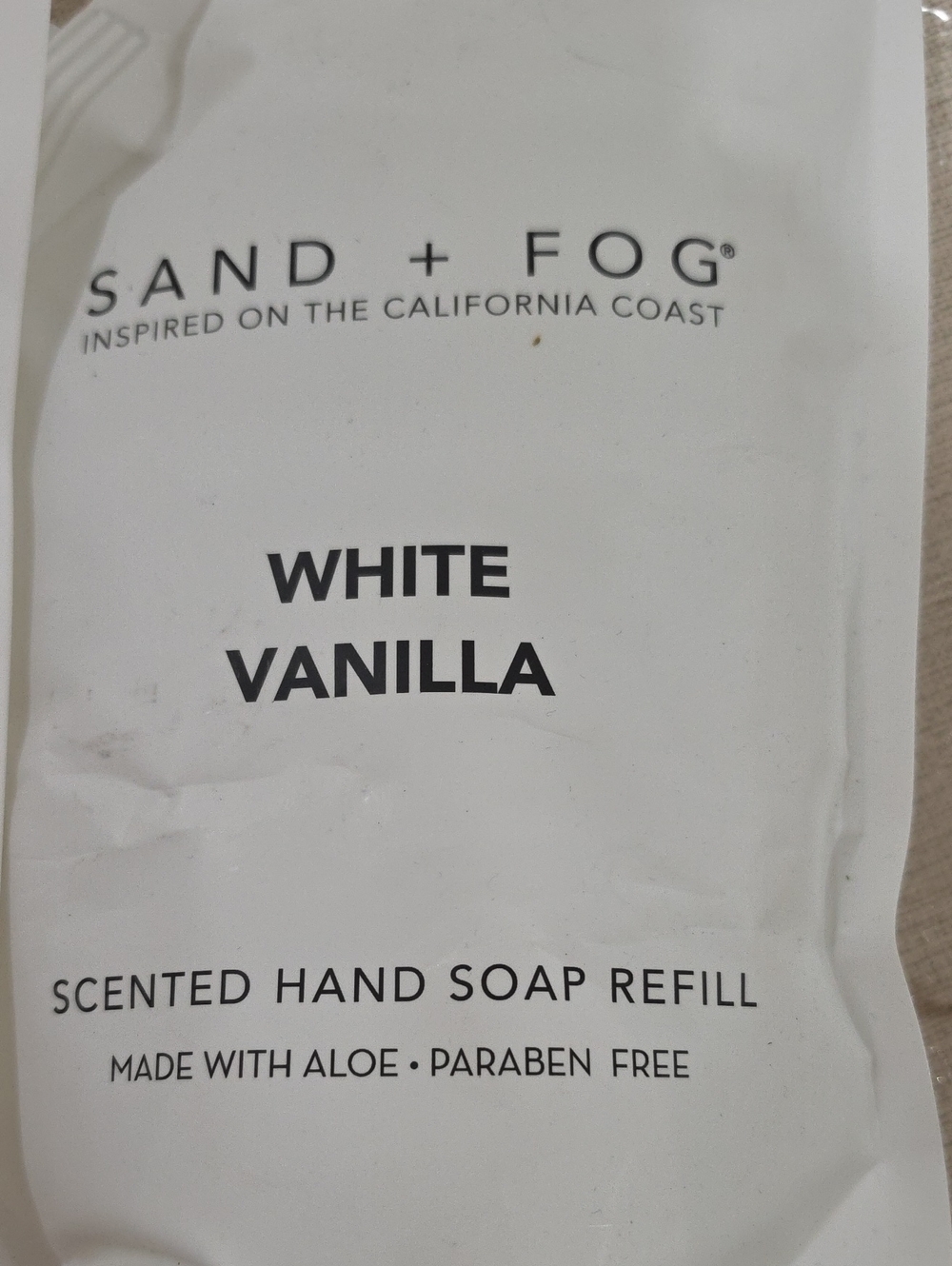 Sand + Fog Vanilla Hand Soap Refill - White